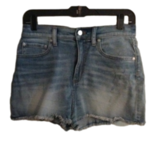 Pink Victorias Secret size 8 frayed cut off style shorts. Slight distressing.